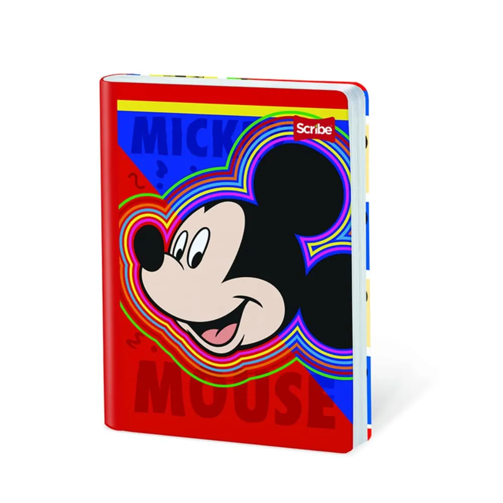 Cuaderno Mickey 100 Hojas Cosido Rayado Surtido