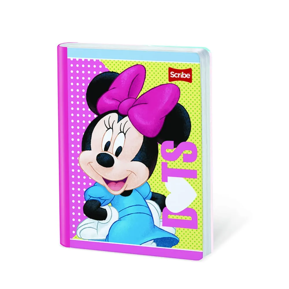 Cuaderno Minnie 50 Hojas Cosido Rayado Surtido