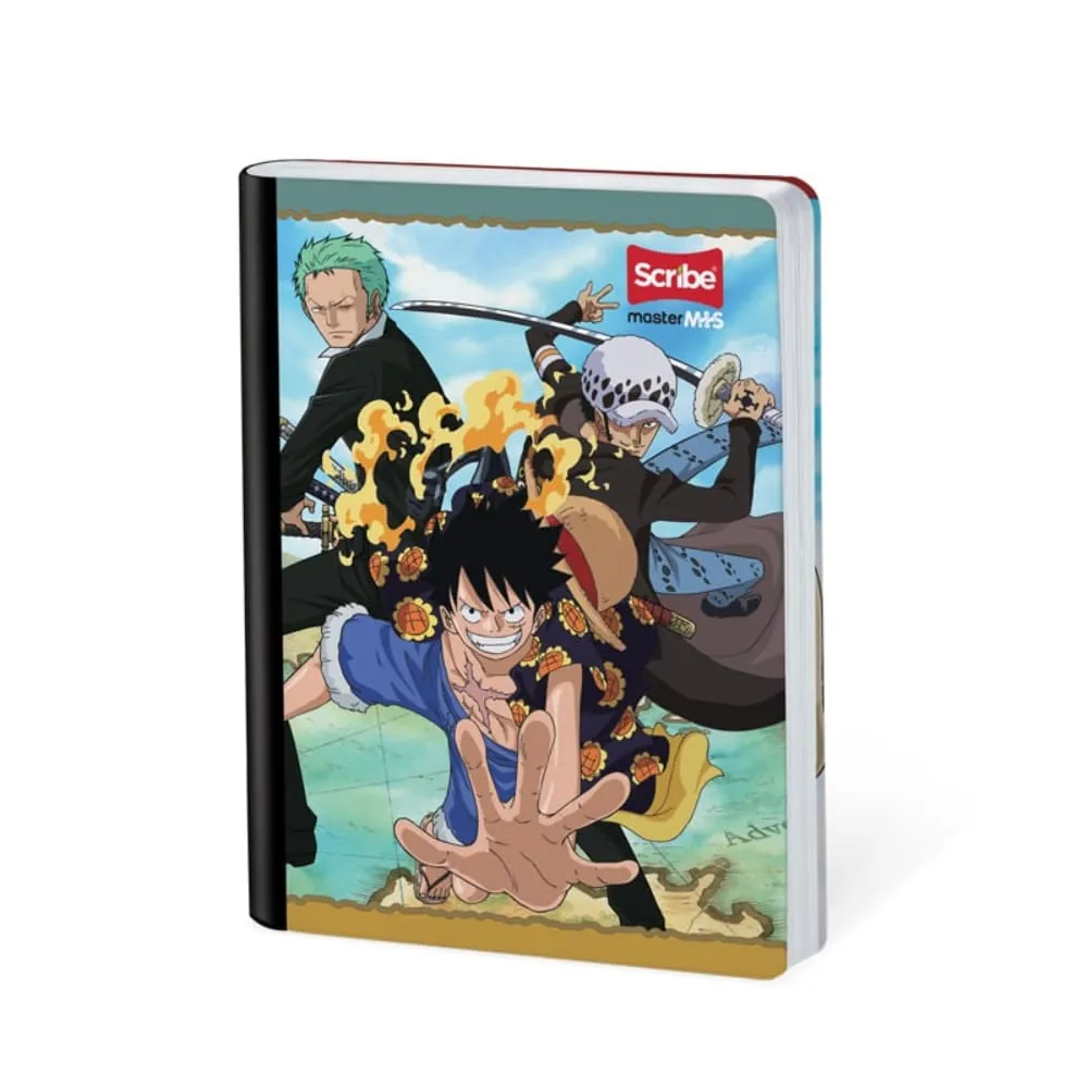 Cuaderno Onepiece 50 Hojas Cosido Ferrocarril Surtido