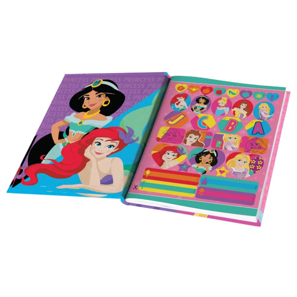 Cuaderno Princesas 100 Hojas Cosido Rayado Surtido