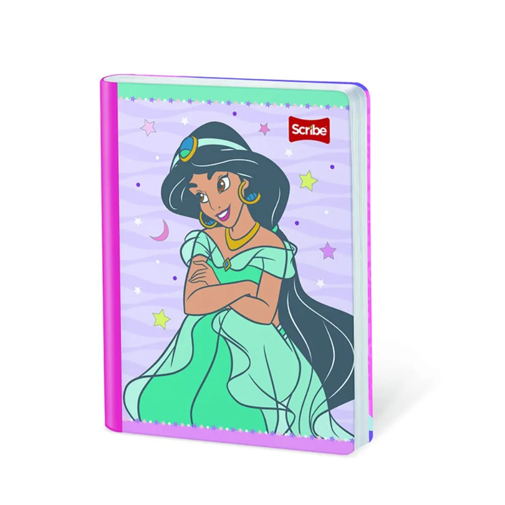 Cuaderno Princesas 50 Hojas Cosido Rayado Surtido
