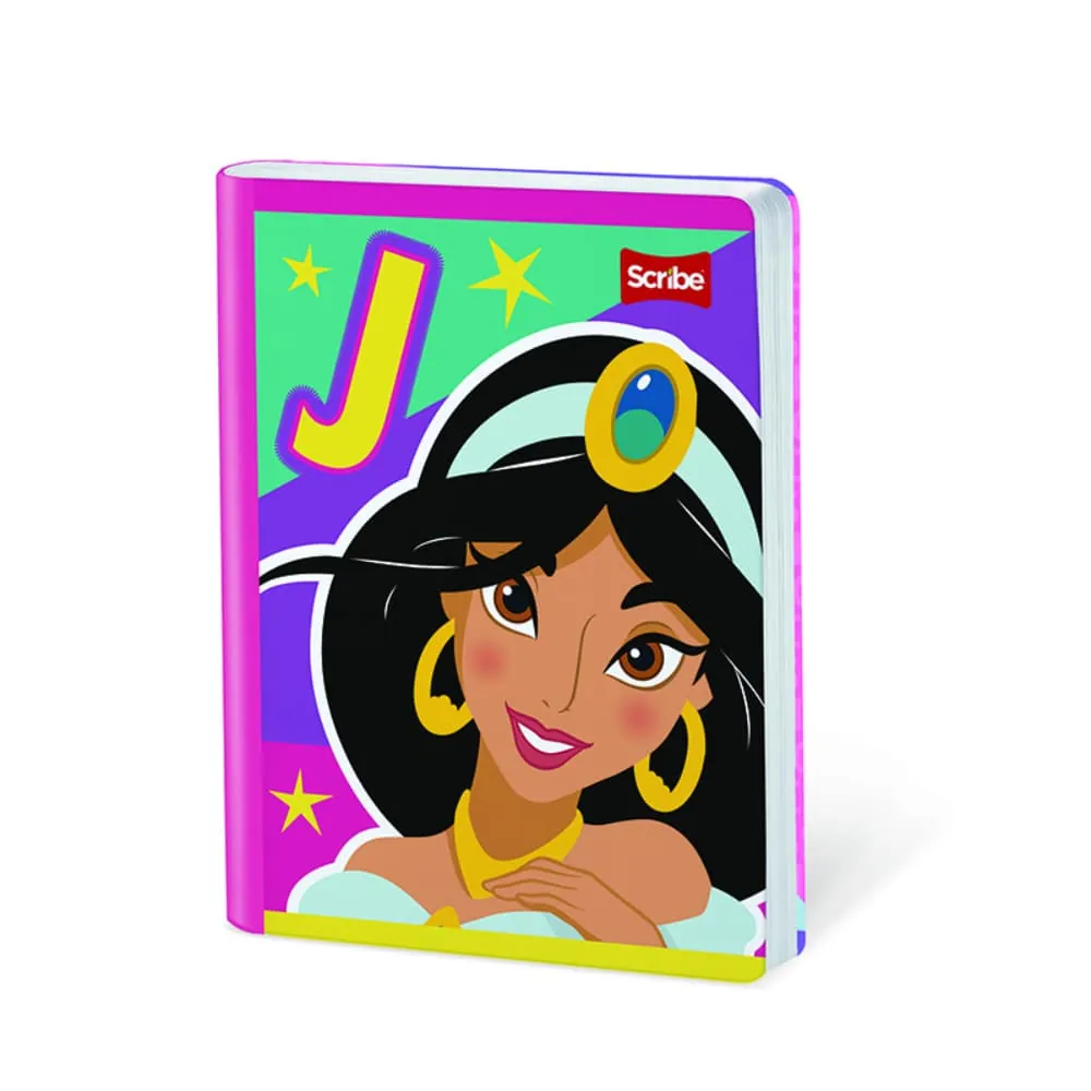 Cuaderno Princesas 50 Hojas Cosido Rayado Surtido