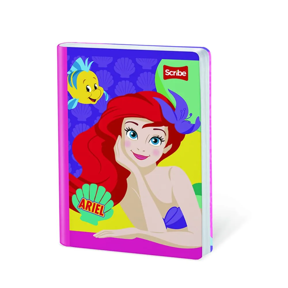 Cuaderno Princesas 50 Hojas Cosido Rayado Surtido