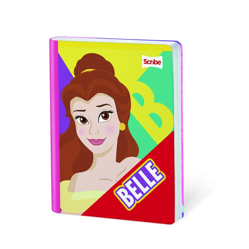 Cuaderno Princesas 50 Hojas Cosido Rayado Surtido