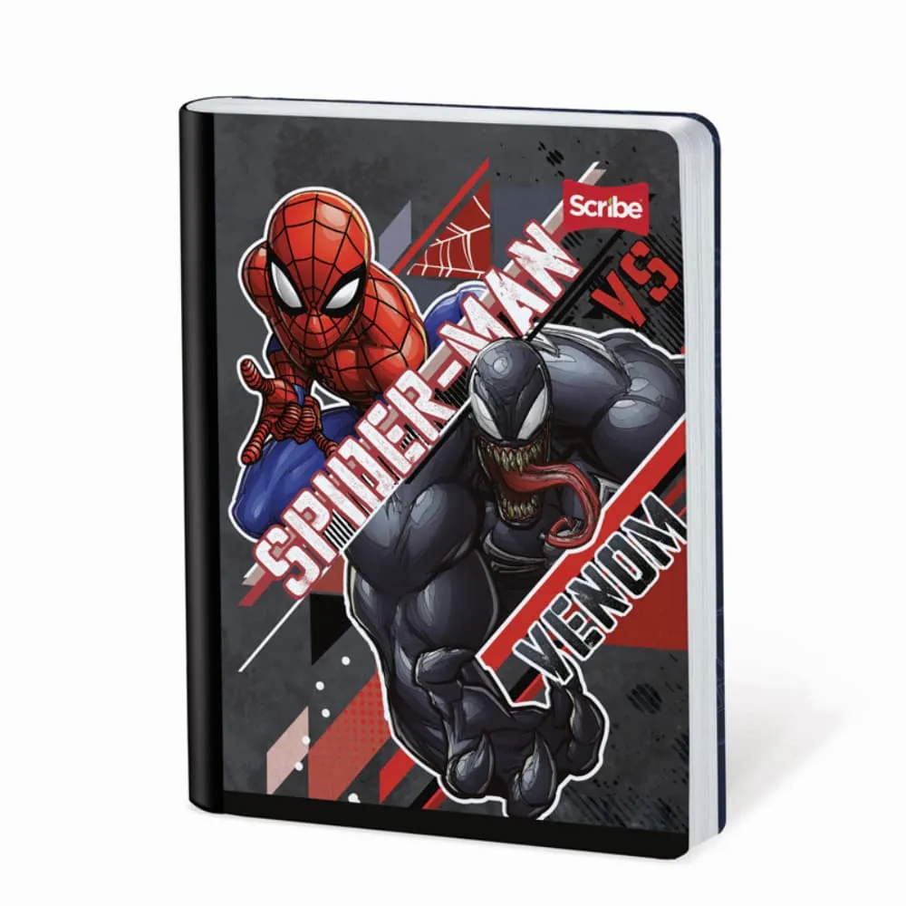 Cuaderno Spiderman 100 Hojas Cosido Rayado Surtido