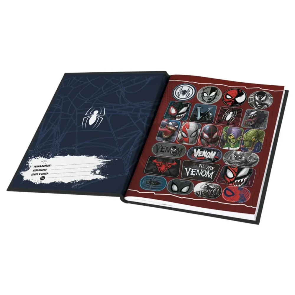Cuaderno Spiderman 100 Hojas Cosido Rayado Surtido