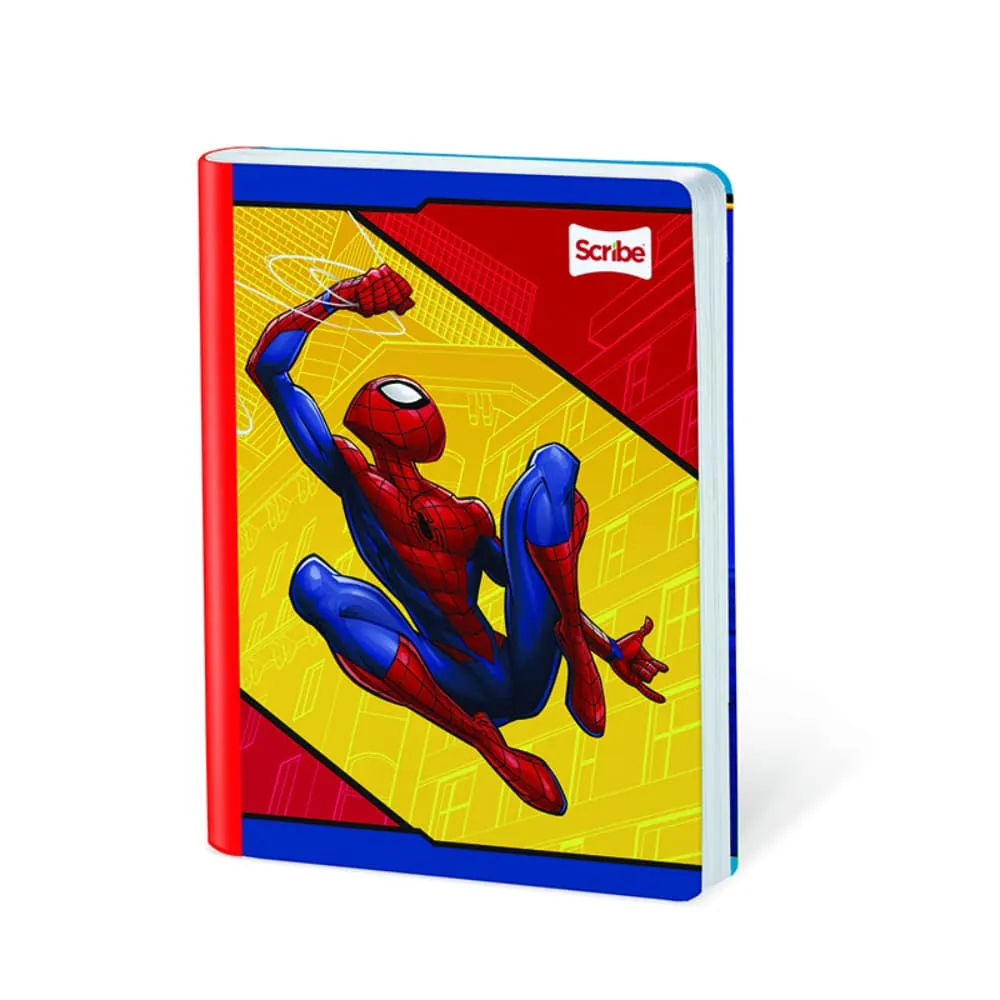 Cuaderno Spiderman 100 Hojas Cosido Rayado Surtido