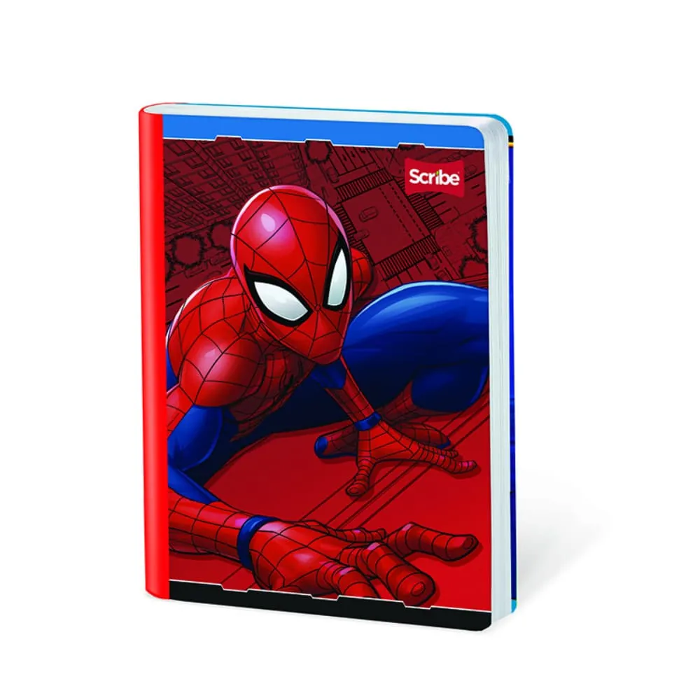 Cuaderno Spiderman 100 Hojas Cosido Rayado Surtido