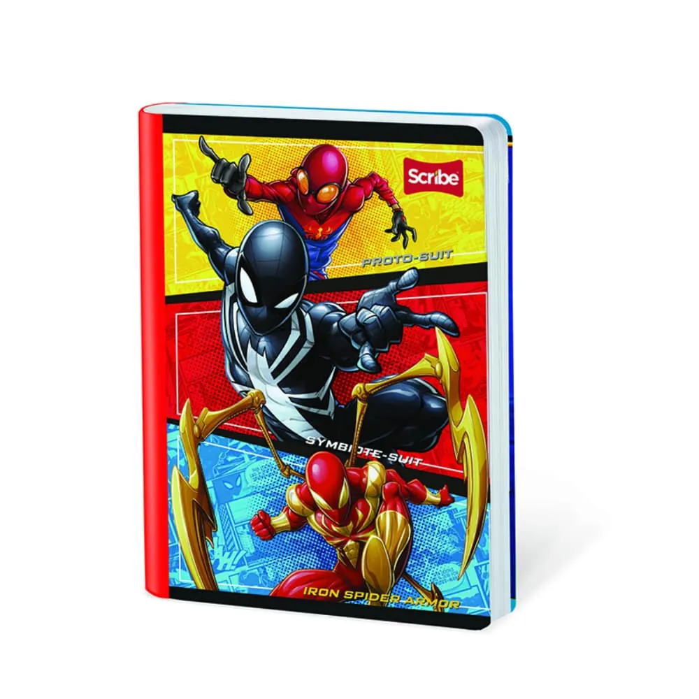 Cuaderno Spiderman 100 Hojas Cosido Rayado Surtido