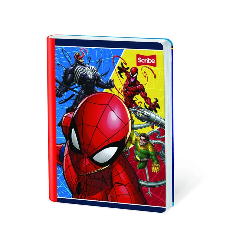 Cuaderno Spiderman 50 Hojas Cosido Rayado Surtido