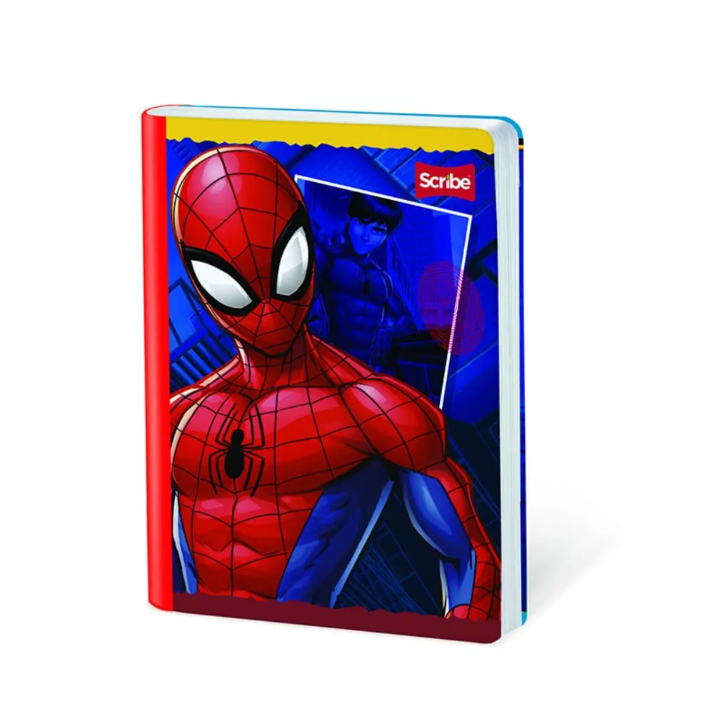 Cuaderno Spiderman 50 Hojas Cosido Rayado Surtido