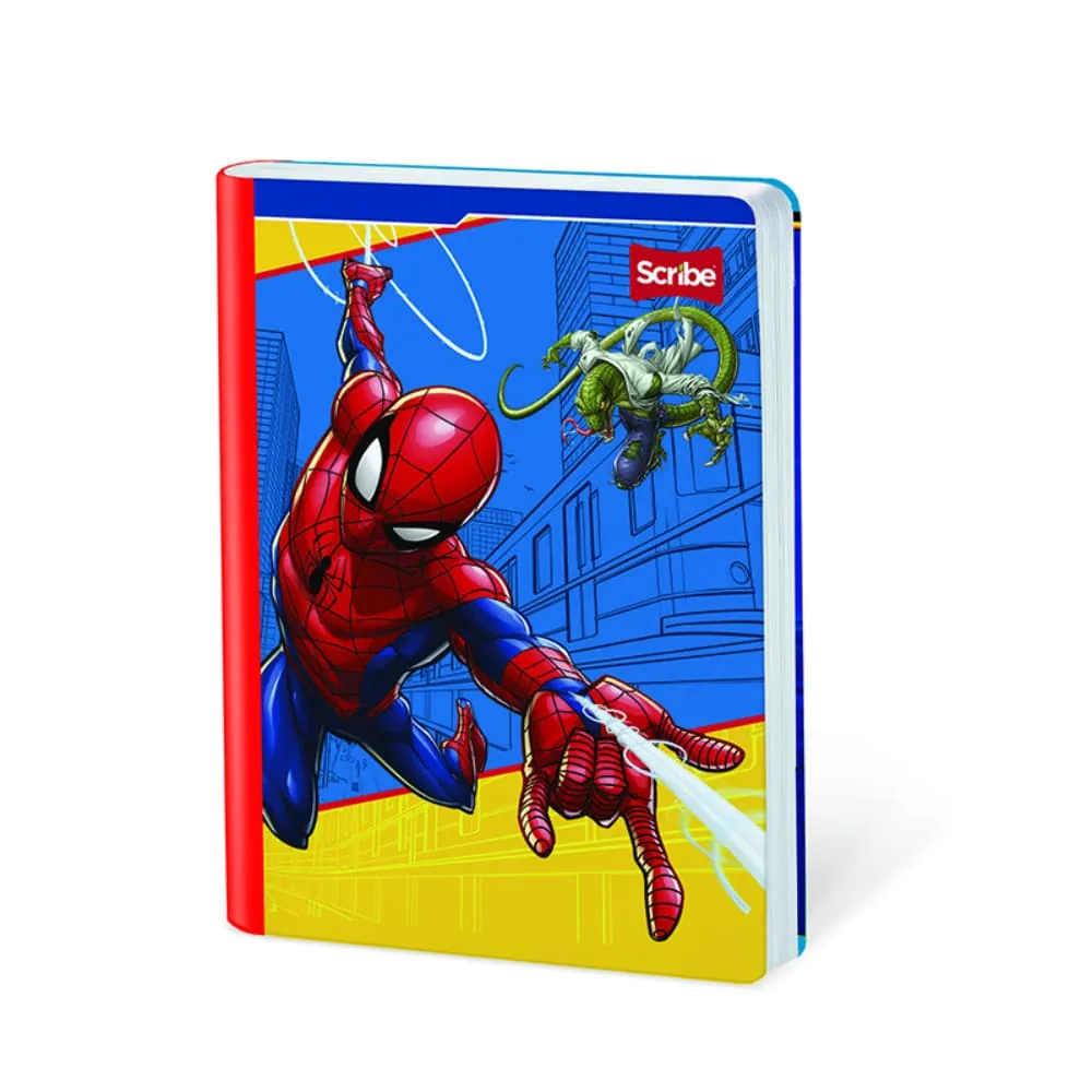 Cuaderno Spiderman 50 Hojas Cosido Rayado Surtido