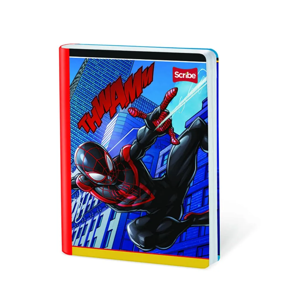 Cuaderno Spiderman 50 Hojas Cosido Rayado Surtido