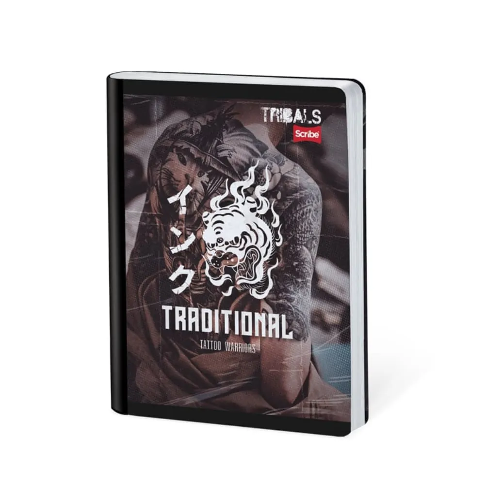 Cuaderno Tribals 50 Hojas Cosido Rayado Surtido