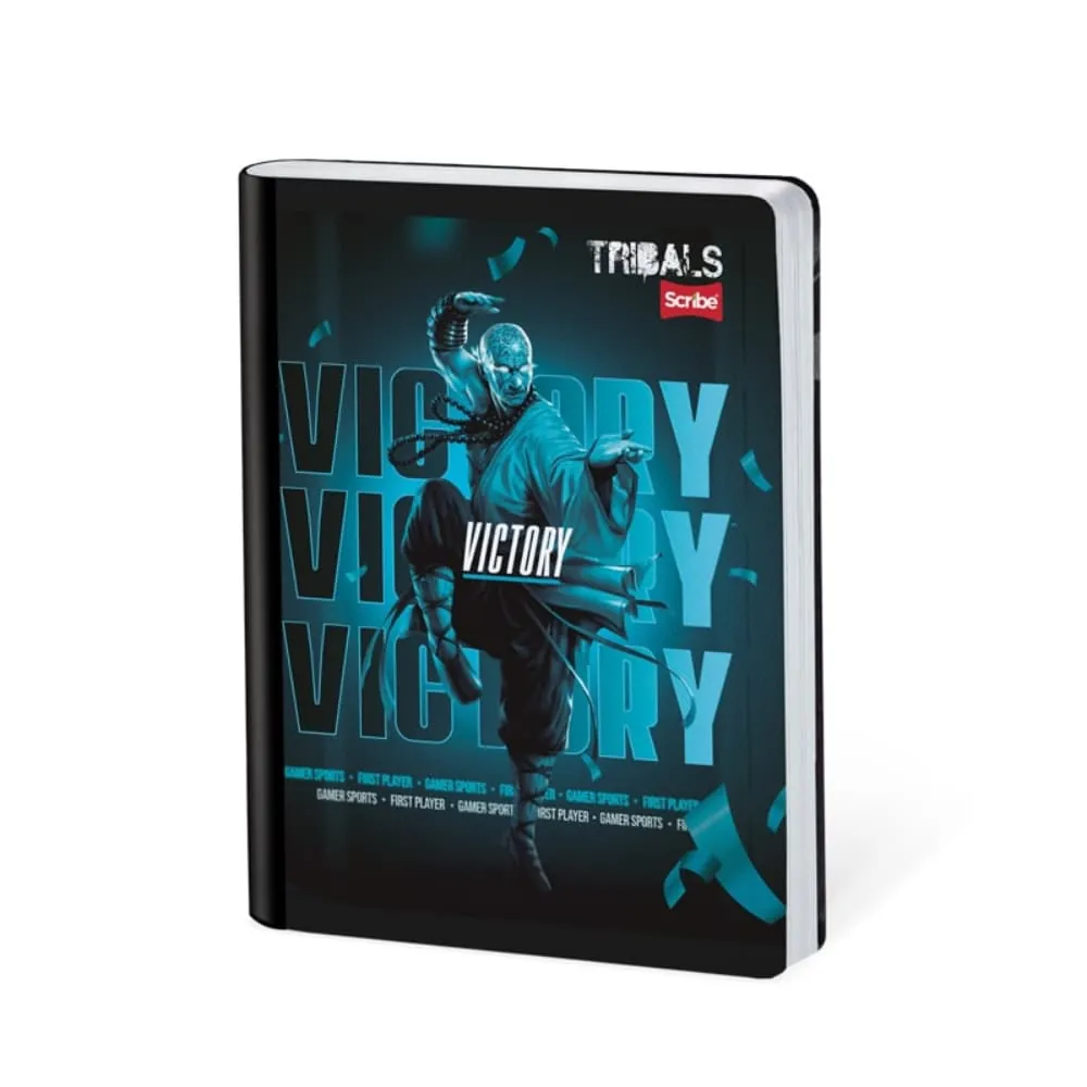 Cuaderno Tribals 50 Hojas Cosido Rayado Surtido