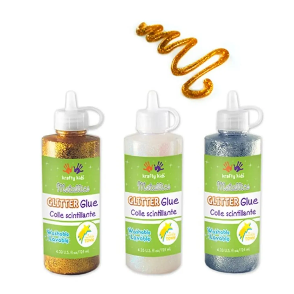 Escarcha Con Pegante Mate 125 Ml Surtido