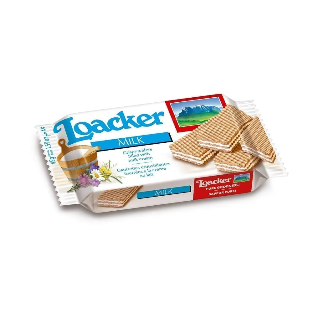 Galleta Loacker Milk 45 Gramos
