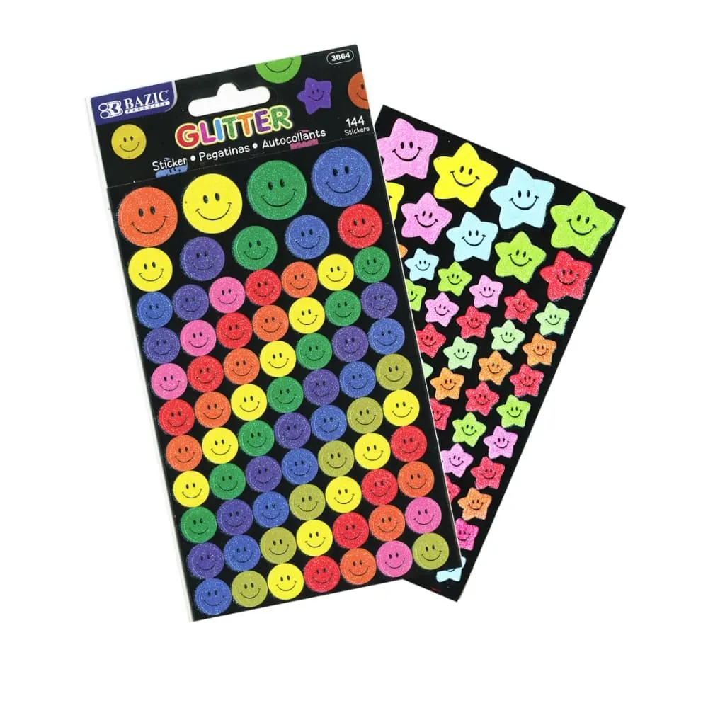 Glitter Stickers Emoji X144