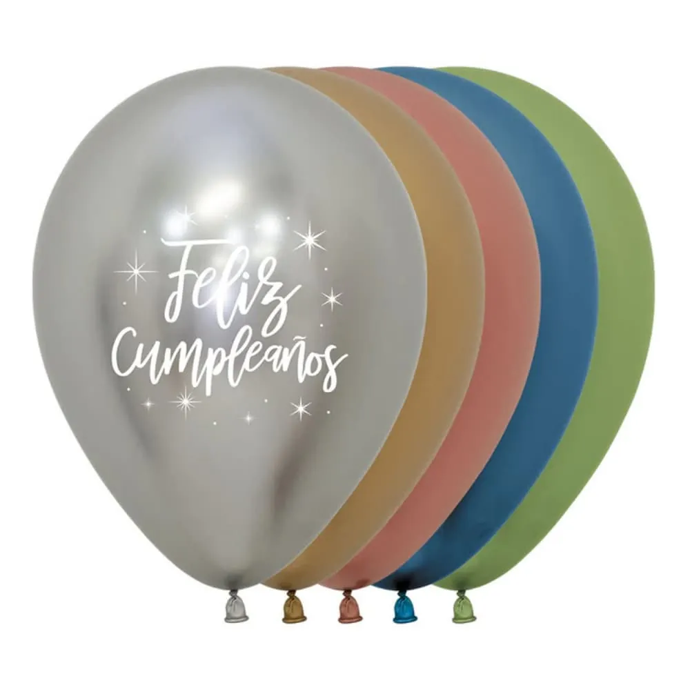 Globo Feliz Cumpleaños R-12 X12