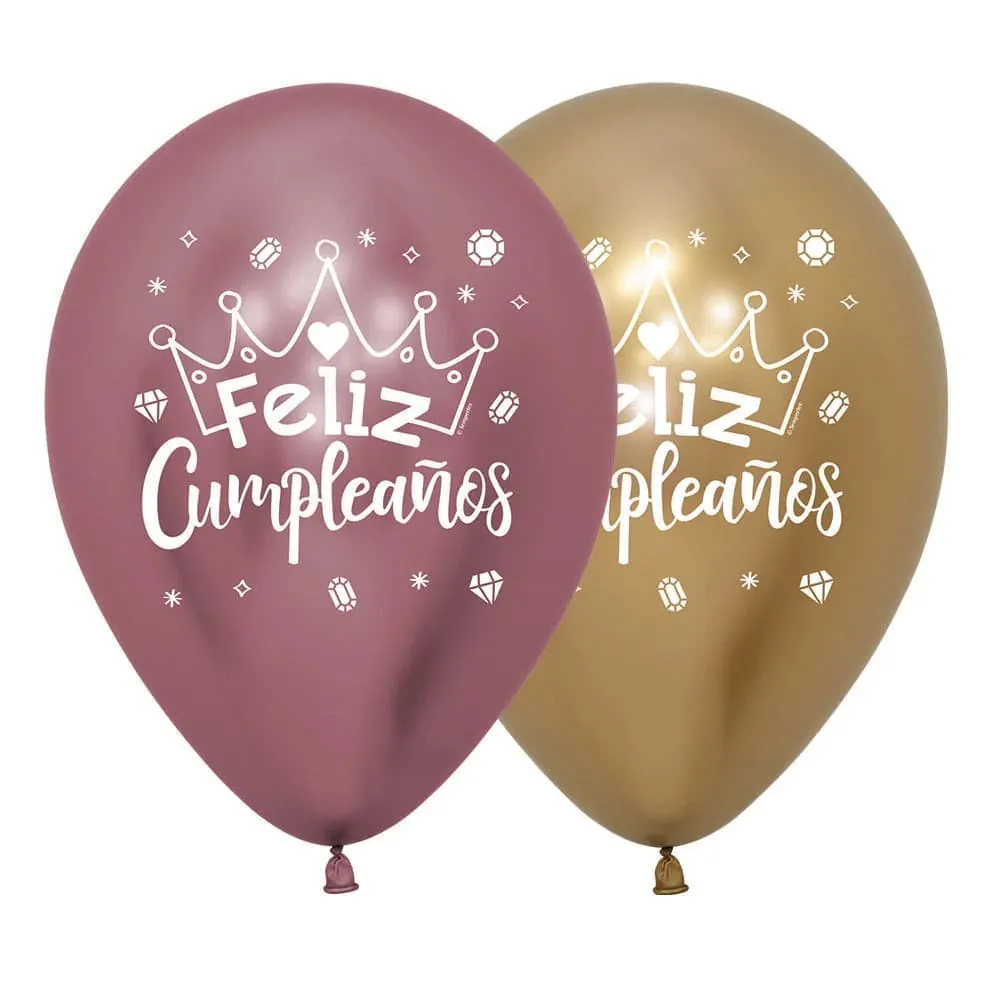 Globo Feliz Cumpleaños R-12 X12