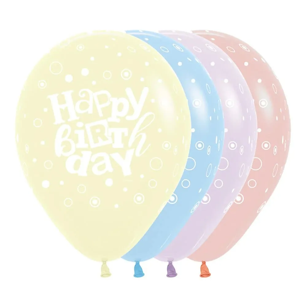 Globo Happy Birth Day R-12 X12