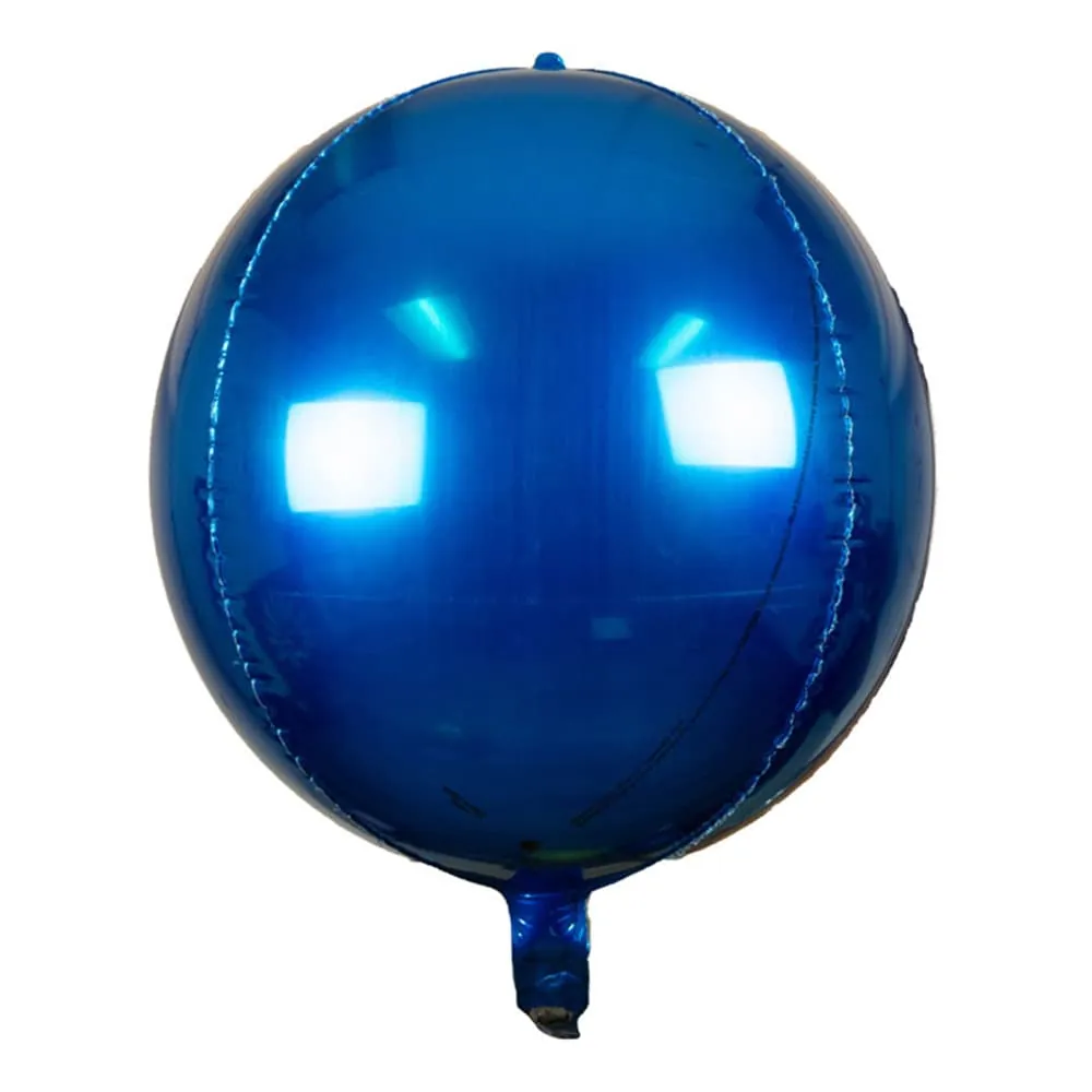 Globo Metalizado Azul Rey 60 Cm