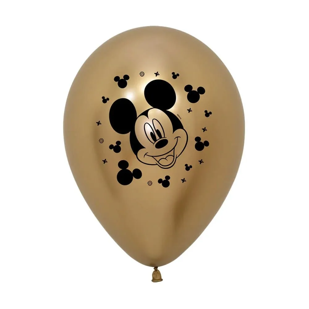 Globo Mickey Dorado R-12 X10