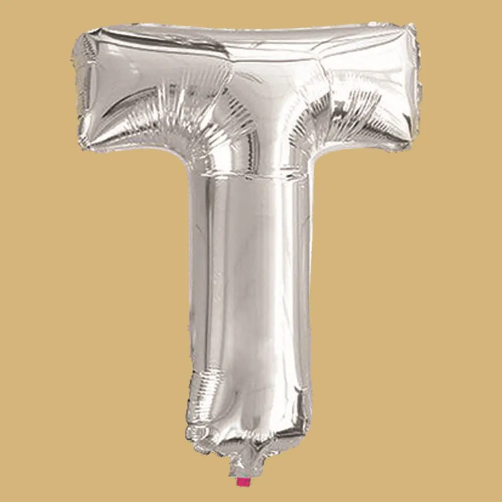 Globo Plateado T 40 Cm