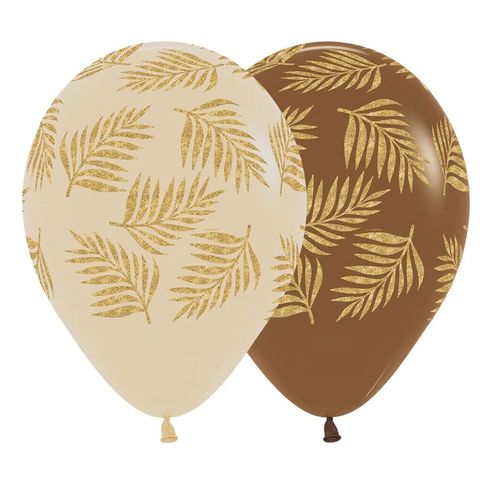 Globo X12 Látex Palmas Surtido R-12