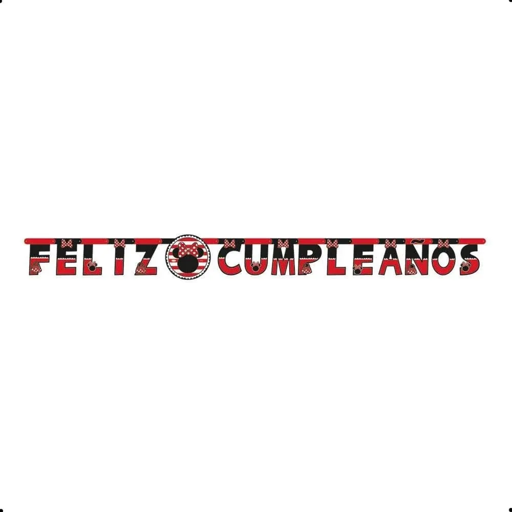 Guirnalda Feliz Cumpleaños Minnie