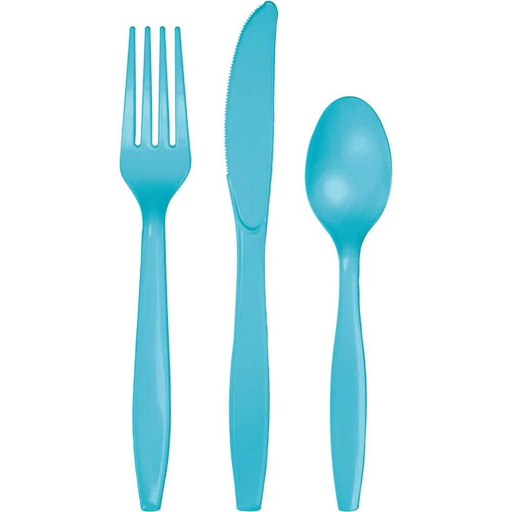 Juego Cubiertos Azul