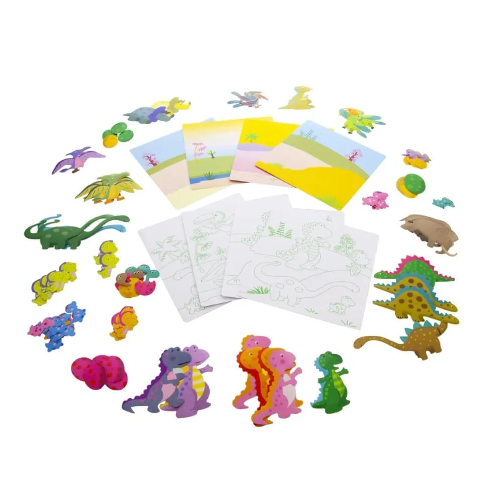 Libro Stickers Dinosaurios X80