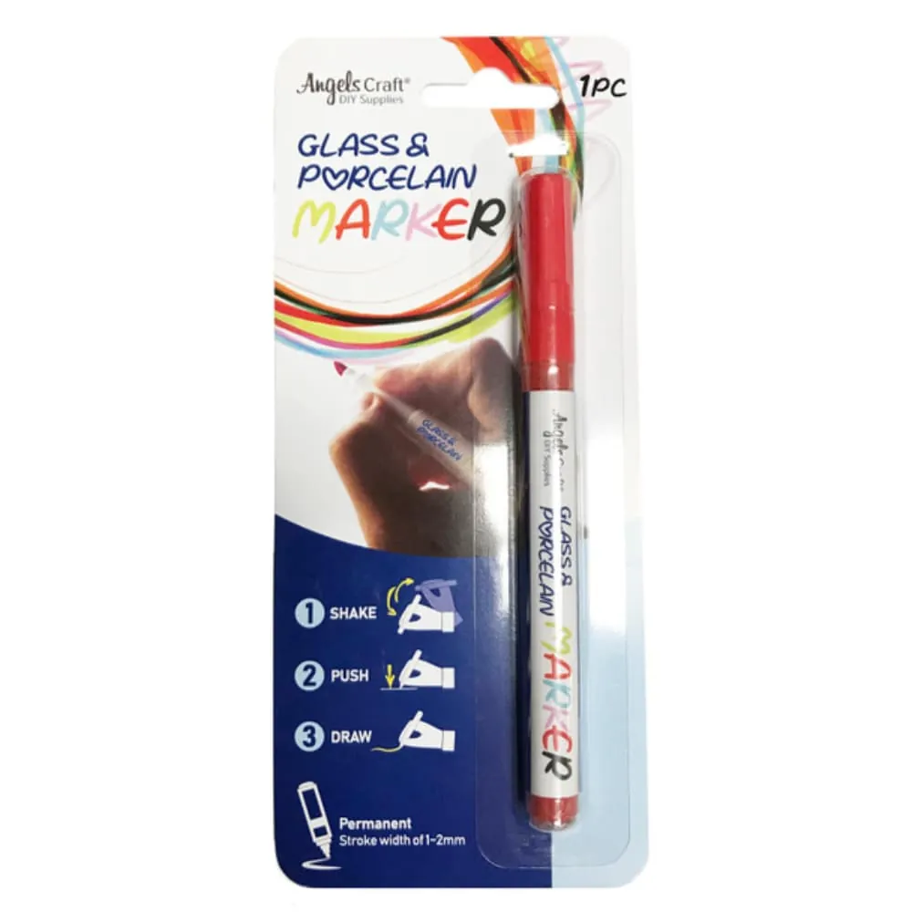 Marcador Rojo Vidrio Ceramica