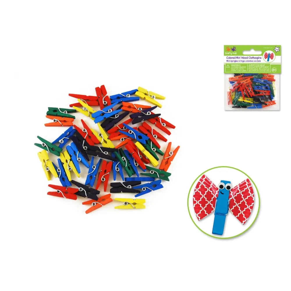 Mini Ganchos X45 Colores Surtidos