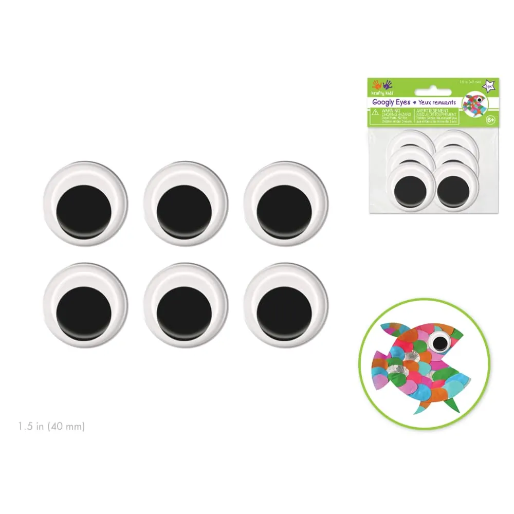 Ojos X6 Adhesivos 40 Mm