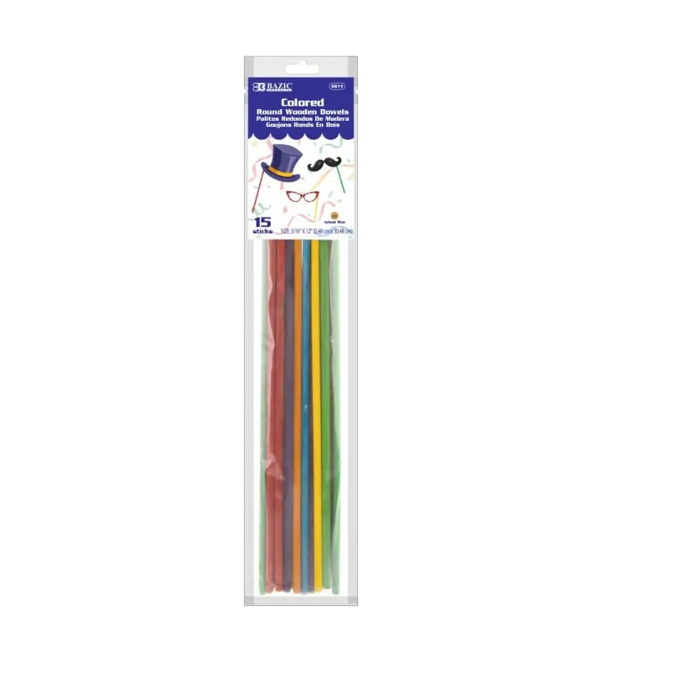 Palillos Madera X15 30Cm