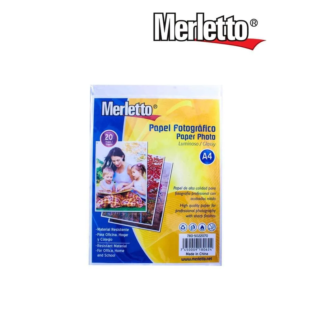 Papel Fotográfico X20 180 Gr