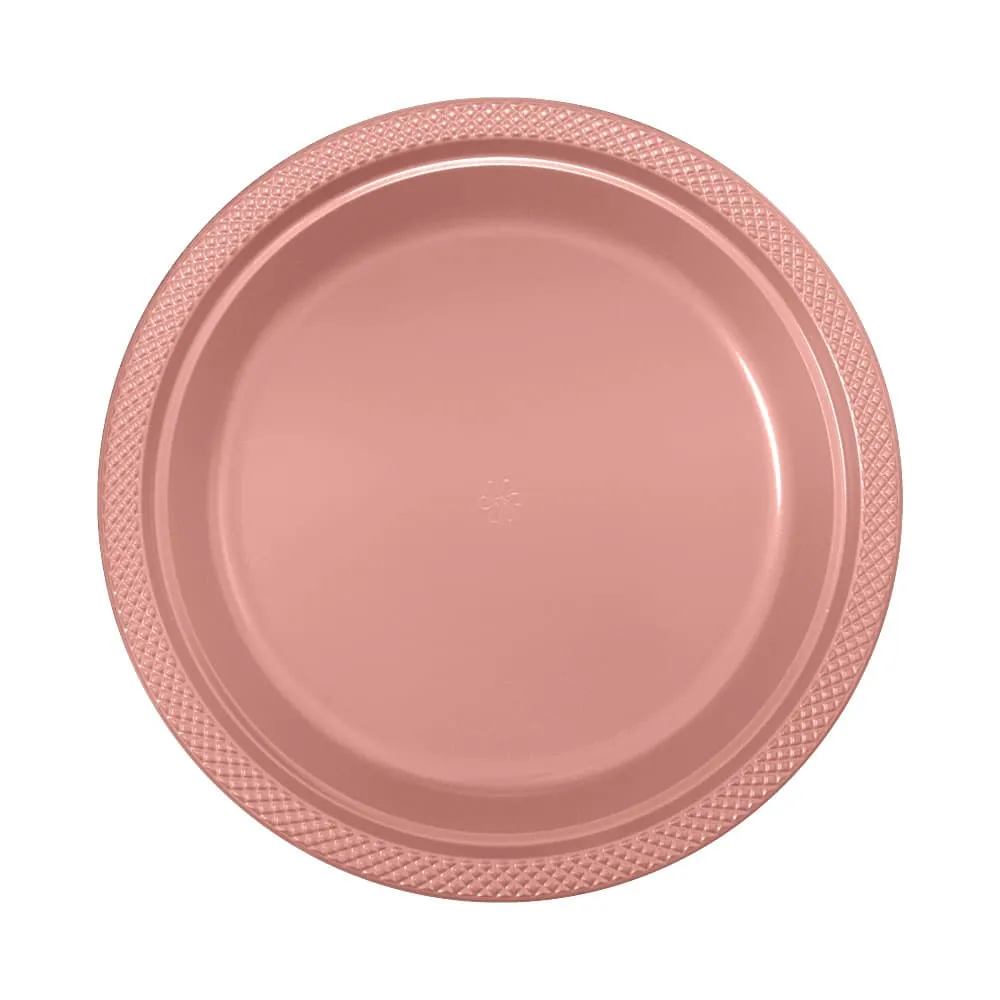 Plato X10 Deluxe 22Cm Dorado Rosa