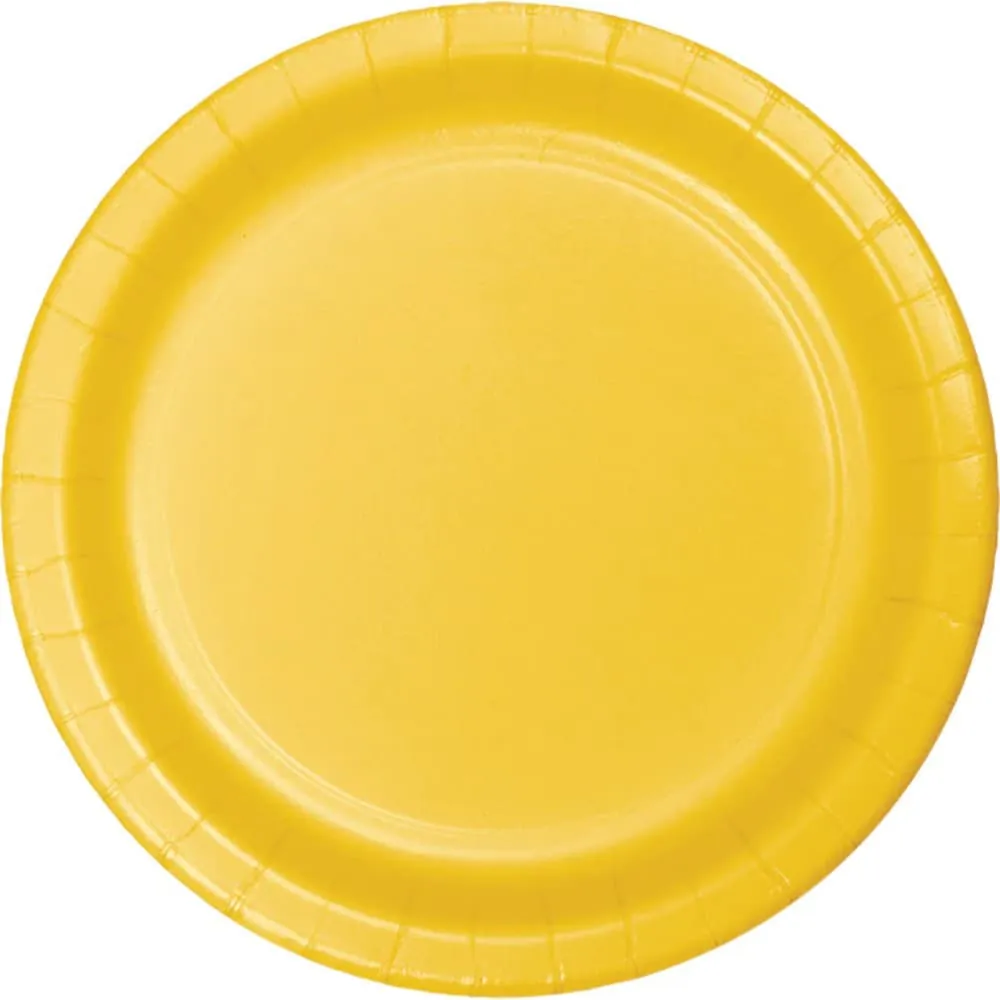 Platos Amarillos X8 17 Cm