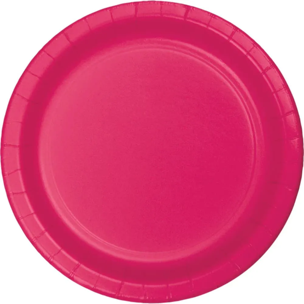 Platos Fucsia X24 22 Cm