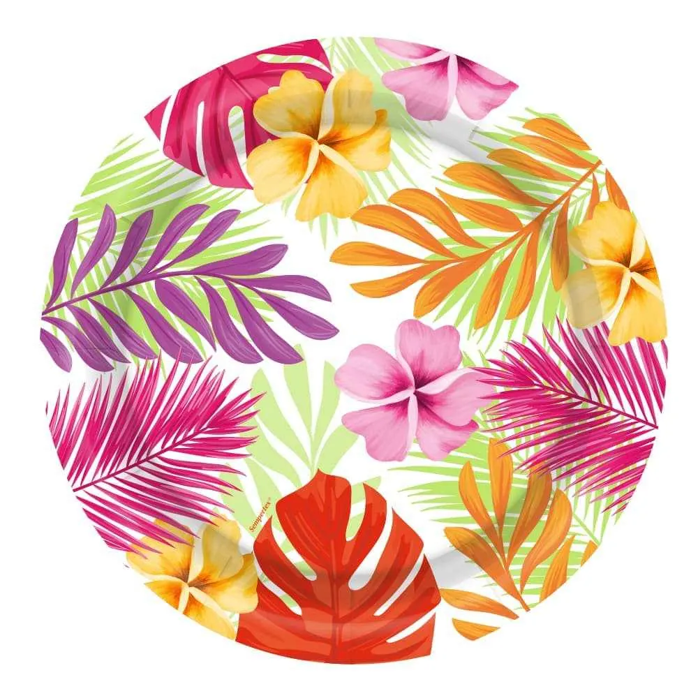 Platos Tropical 17 Cm X8