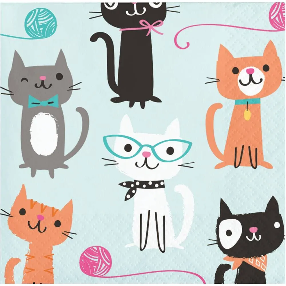 Servilletas Gatos x16