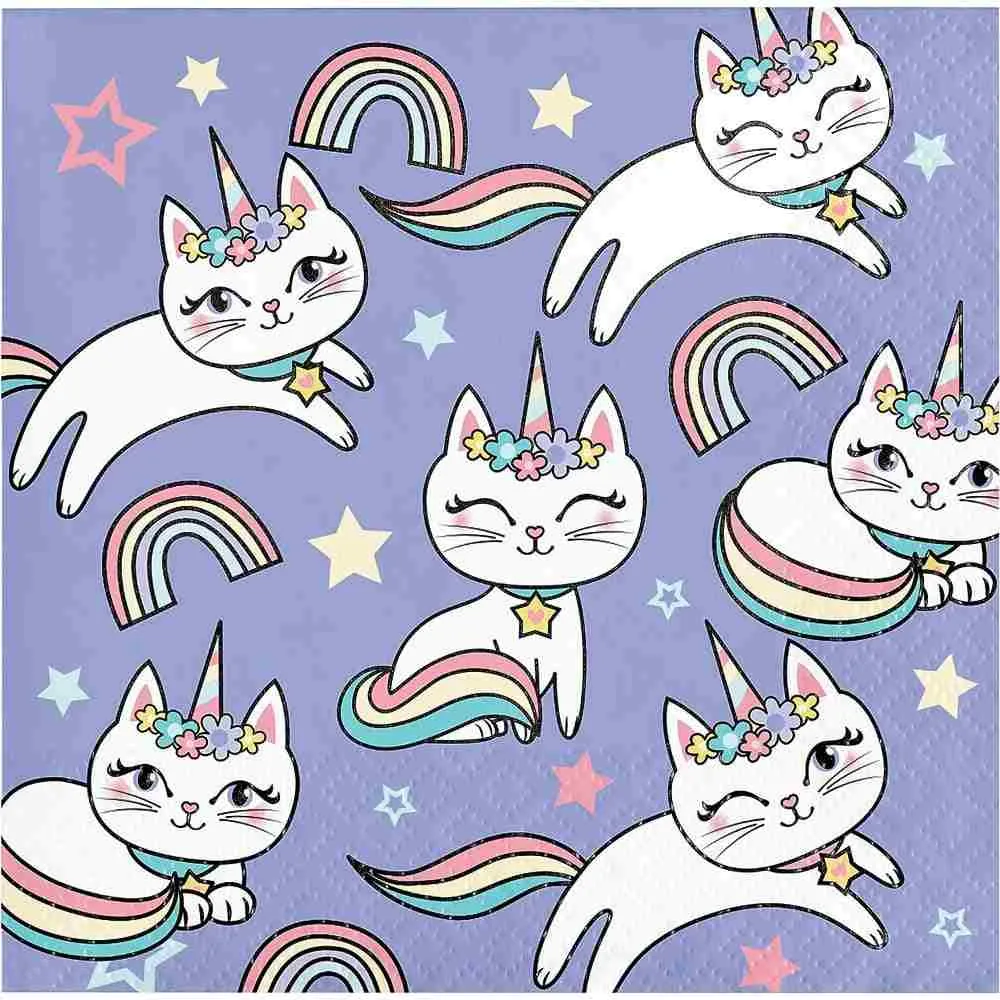 Servilletas Sassy Caticorn X16