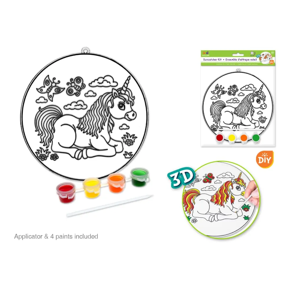 Set Pintura Unicornio 3D
