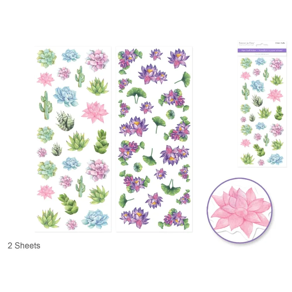 Stickers Flores Suculentas