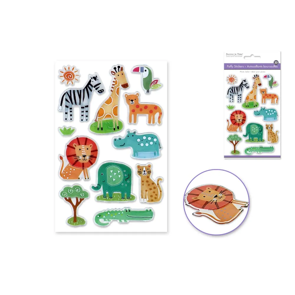 Stickers Safari Relieve