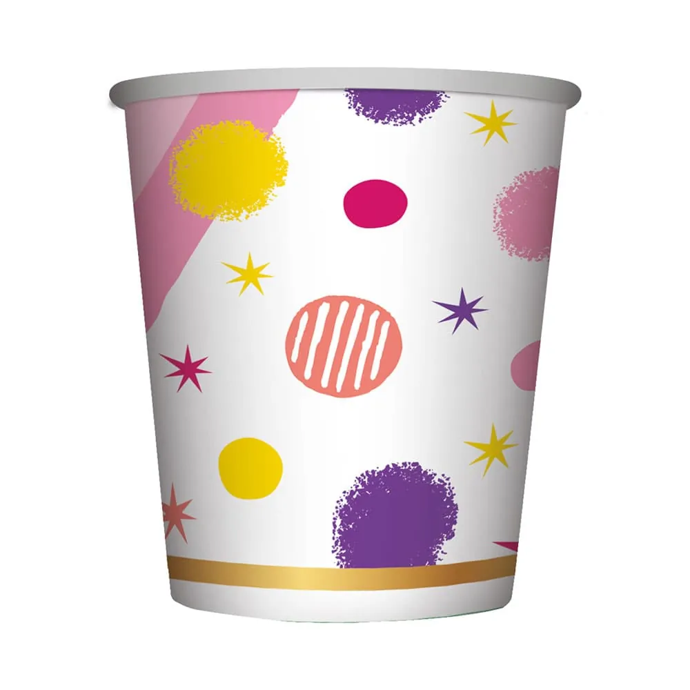 Vasos Destellos 9 Onz X8