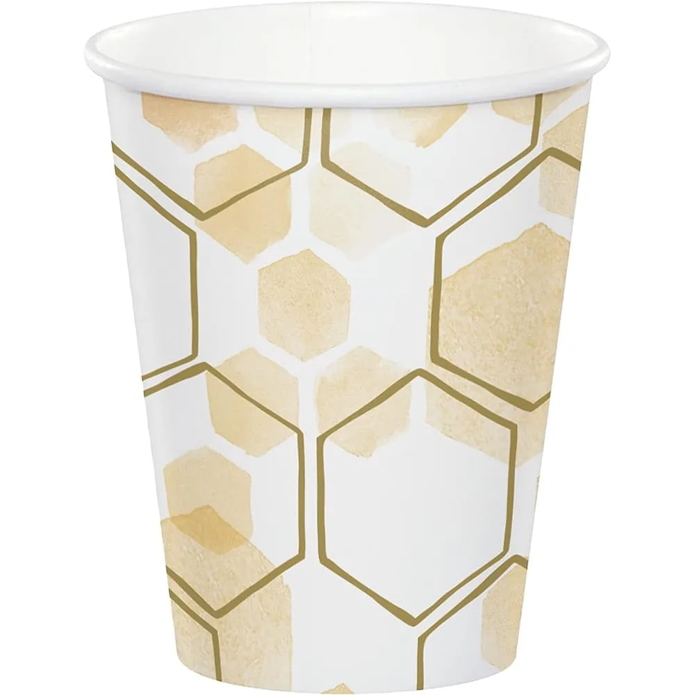 Vasos Panal Abejas X8
