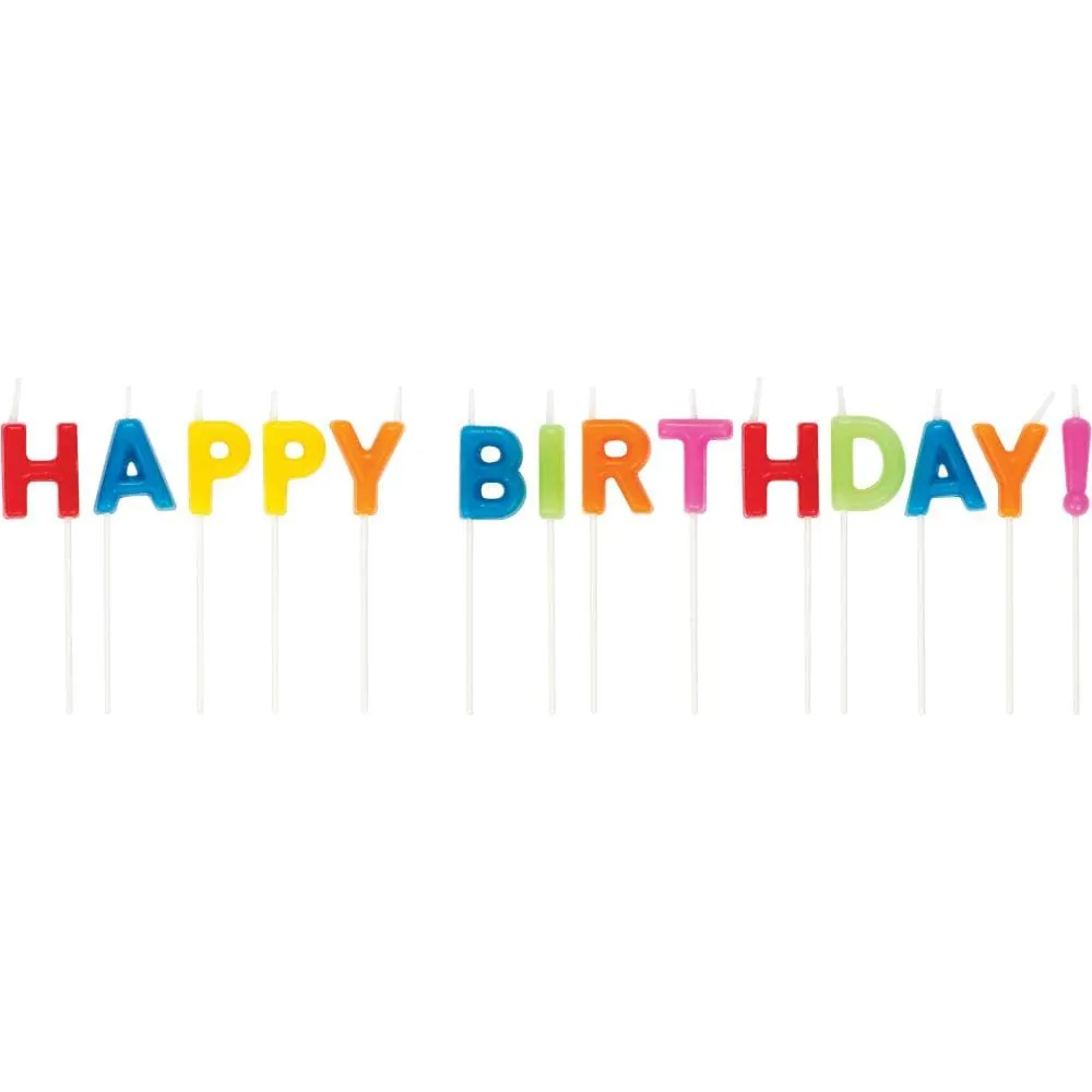 Vela Letra Happy Birthday