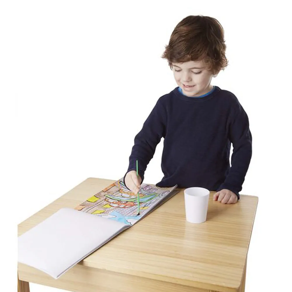 Libro Para Pintar Vehículos Revelador Acuarela